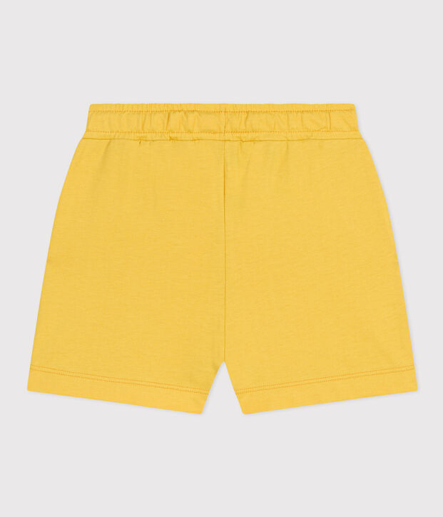 Kinder-Short aus Baumwolle f&uuml;r M&auml;dchen gelb