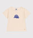 Kurzärmeliges Baby-T-Shirt aus geflammtem Jersey