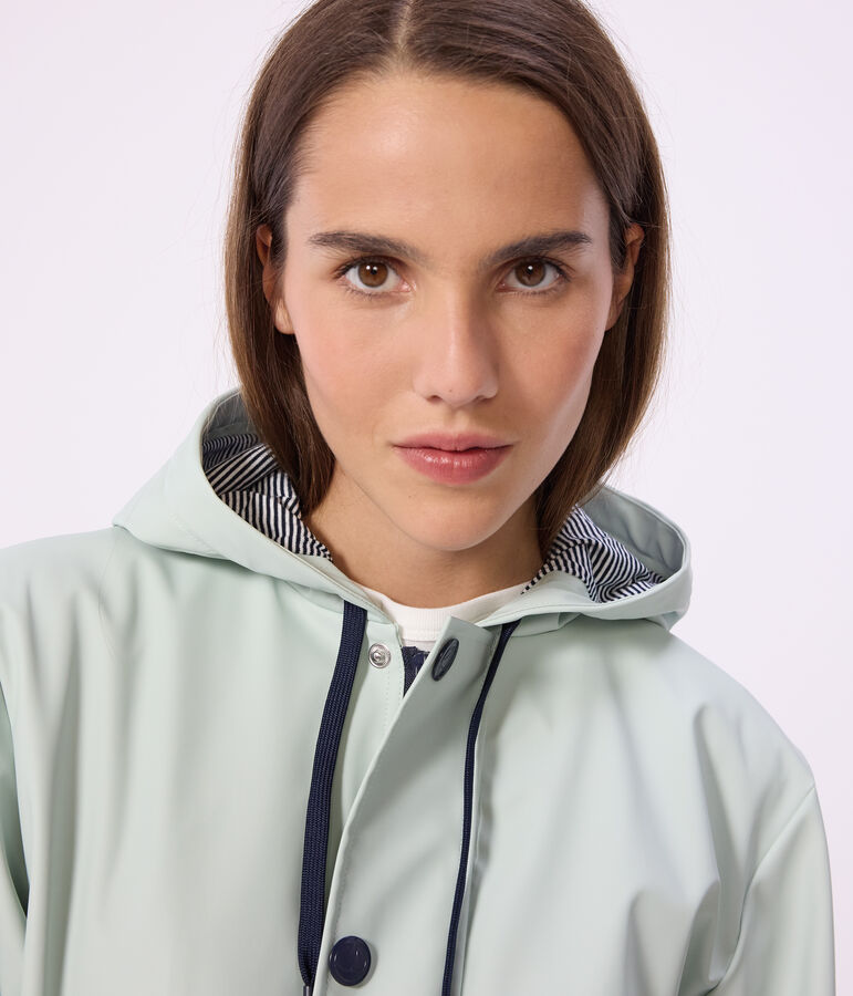 Ikonische Regenjacke Damen/Herren blau