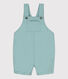 Kurze Baby-Latzhose aus Crisp-Serge