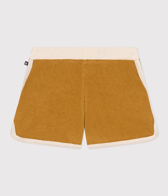 Kinder-Shorts aus Frottee für Mädchen gelb ISTRE