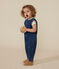 Ärmelloser Baby-Overall aus Denim blau BLEU DELAVE