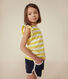 Gestreiftes T-Shirt aus geflammtem Jersey Kinder/Mädchen