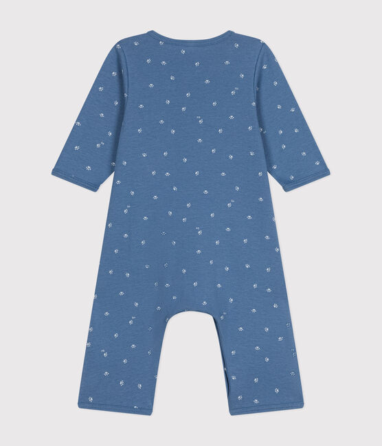 Bodyjama ohne Füße aus Baumwolle blau BEACH/ MARSHMALLOW