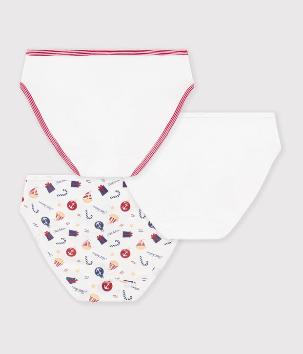 Lot de 3 culottes  en coton vielfarbig