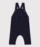 Lange Baby-Latzhose aus dichtem Jersey blau SMOKING