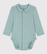 Langärmeliger Baby-Body aus Baumwolle mit Kragen