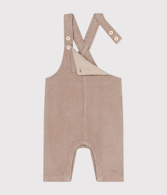 Baby-Latzhose aus Cord HUITRE