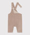 Baby-Latzhose aus Cord HUITRE