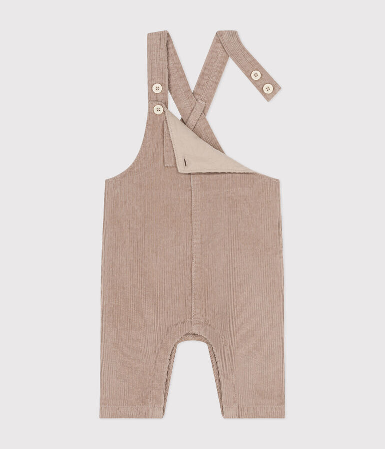 Baby-Latzhose aus Cord beige