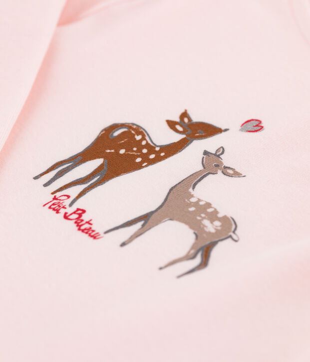 Kinder-T-Shirt mit Siebdruck f&uuml;r M&auml;dchen FLEUR