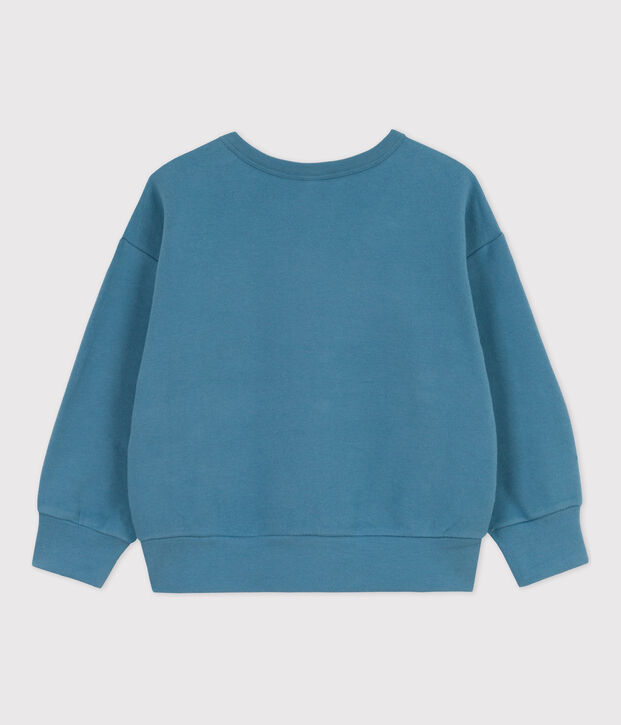 Kinder-Sweatshirt aus Molton blau