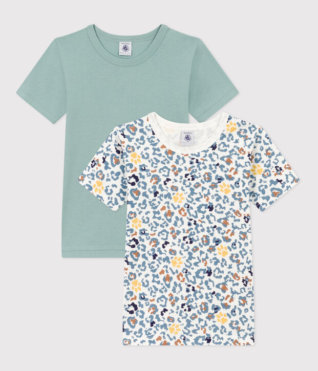 2er-Set kurz&auml;rmelige T-Shirts aus Baumwolle f&uuml;r Jungen vielfarbig