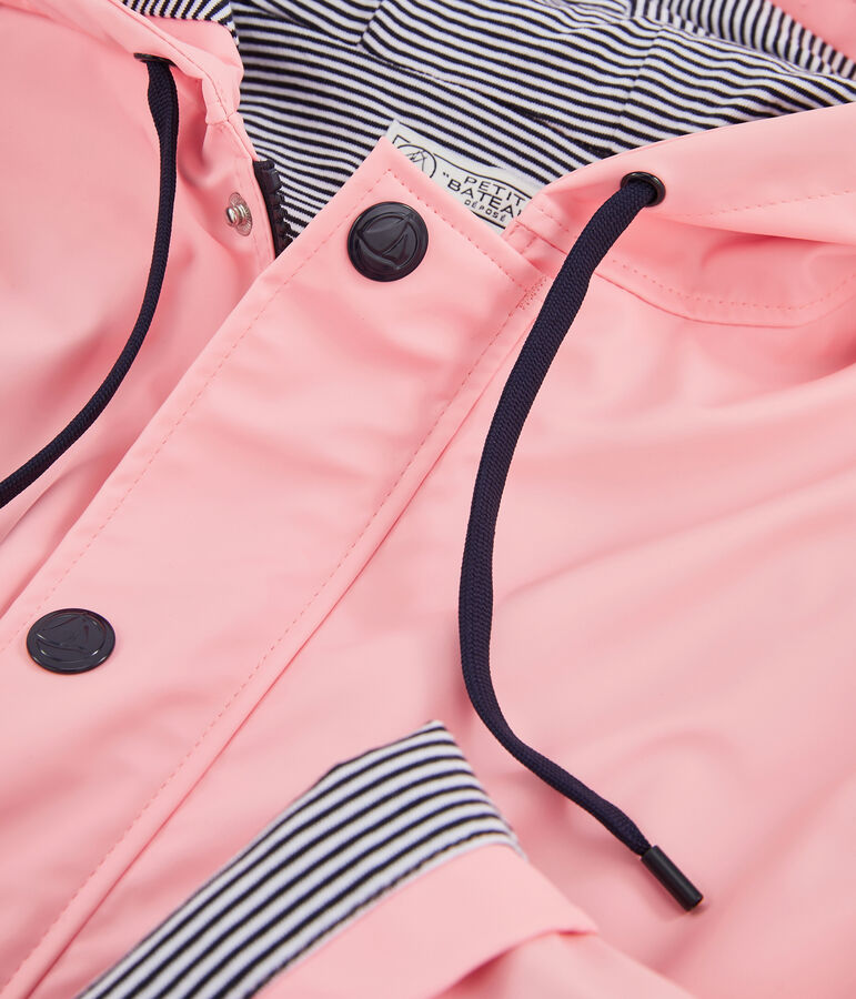 Klassische Regenjacke f&uuml;r Damen rosa
