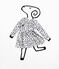 Kleid Jean Jullien weiss MARSHMALLOW/ DOTTIES