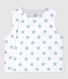 Ärmellose, wendbare Baby-Jacke aus wattierter Baumwolle