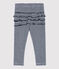 Baby-Leggings aus Baumwolle. blau SMOKING/weiss MARSHMALLOW