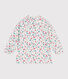 Baby-T-Shirt mit UV-Schutz, Blumenmuster