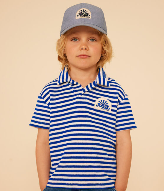 Schirmmütze aus himmelblauem Denim Kinder DENIM TRES CLAIR