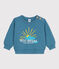 Baby-Sweatshirt aus leichtem Molton blau LAVIS