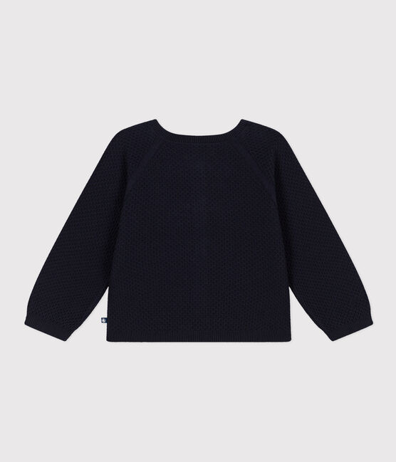Kinder-Cardigan aus Baumwolle für Mädchen blau SMOKING