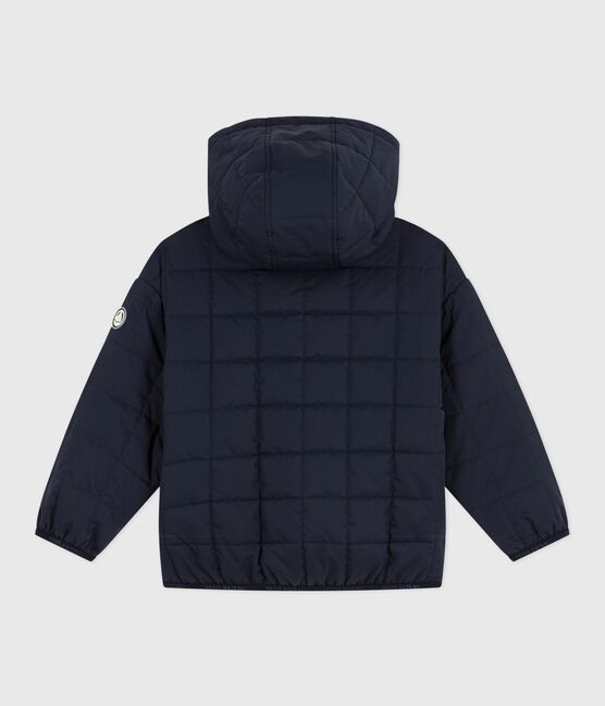 Leichte Kinder-Winterjacke einfarbig blau SMOKING