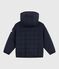 Leichte Kinder-Winterjacke einfarbig blau SMOKING