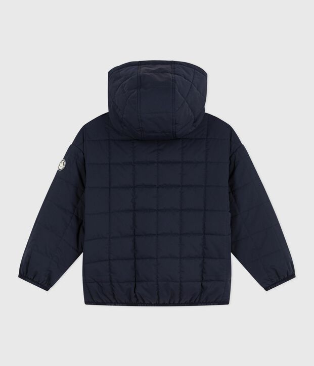 Leichte Kinder-Winterjacke einfarbig blau