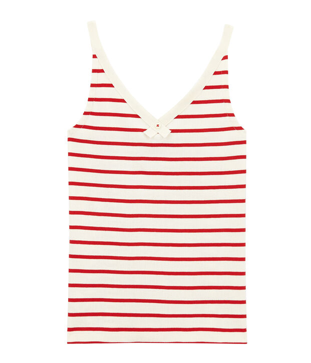 Unterhemden zur feier des 100 geburtstags des slips damen weiss/rot