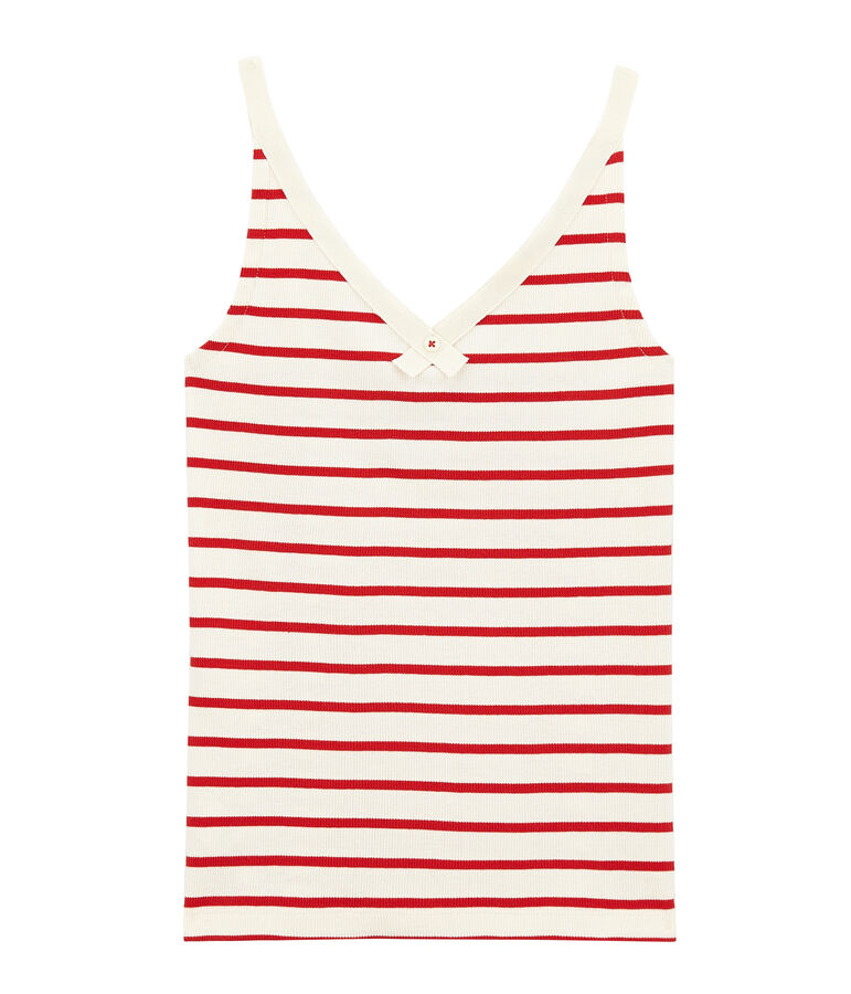 Unterhemden zur feier des 100 geburtstags des slips damen beige COQUILLE/rot TERKUIT