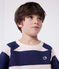Kinder Unisex-Sweatshirt aus gestreifter Baumwolle blau MEDIEVAL/ AVALANCHE