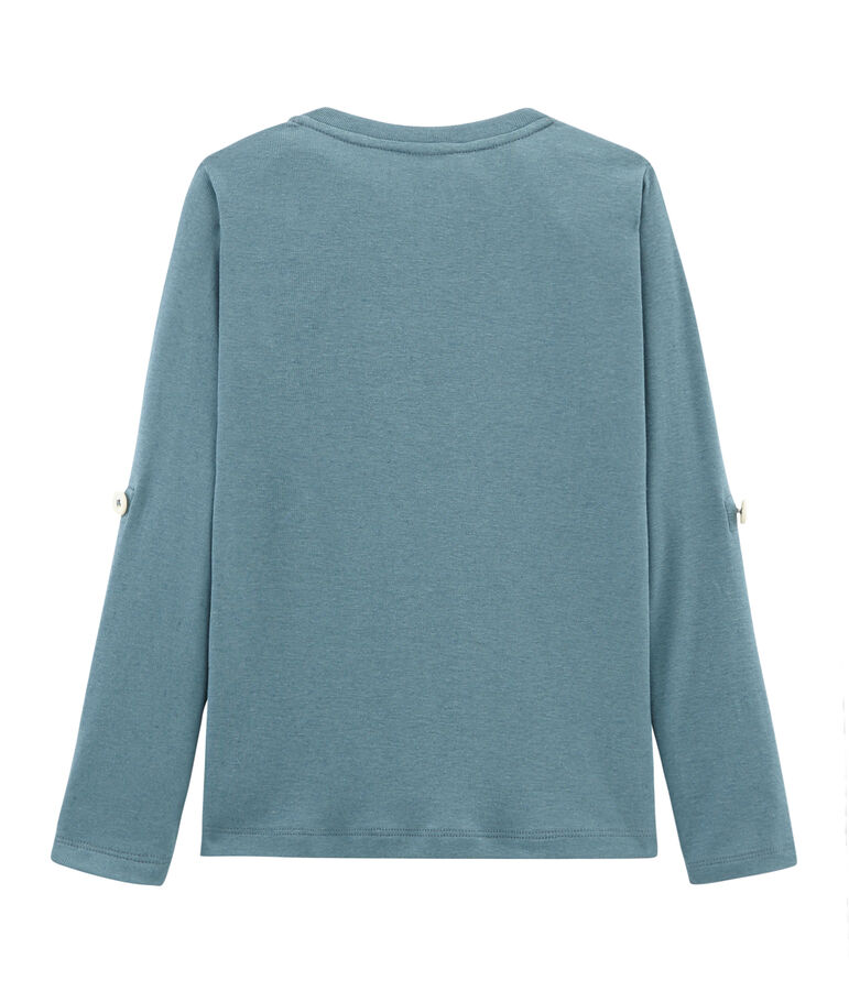 Lang&auml;rmeliges Kinder-T-Shirt Jungen blau
