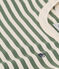 Gestreiftes Jungen-T-Shirt aus leichtem Jerseystoff grün CROCO/ AVALANCHE