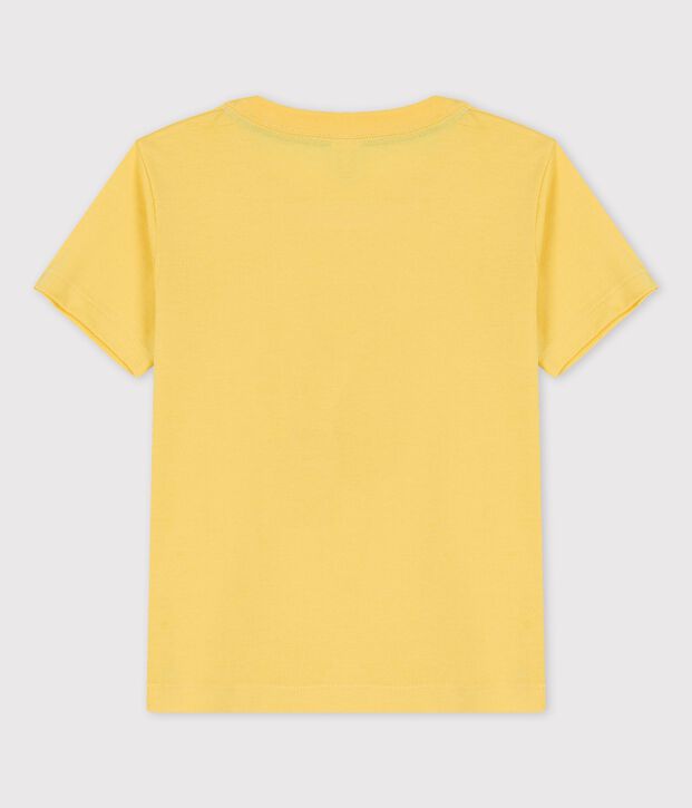 Kurz&auml;rmeliges T-Shirt aus Baumwolle f&uuml;r Jungen gelb