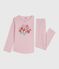 Kinder-Pyjama aus Baumwolle rosa JOLI
