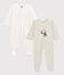 2er-Set Baby-Strampler aus Velours variante 1