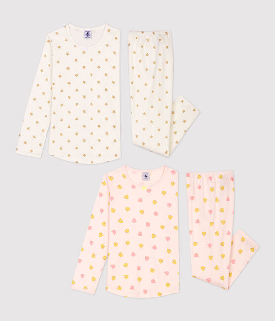 2er-Set Kinderpyjamas aus Baumwolle mit Herz- und Panther-Motiv für Mädchen variante 1