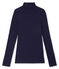 Damen-Unterziehpullover aus leichter Baumwolle blau Soir