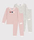 2er-Set Kinder-Pyjamas aus Baumwolle