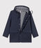 Regenjacke aus recyceltem Material und Bio-Baumwolle blau SMOKING