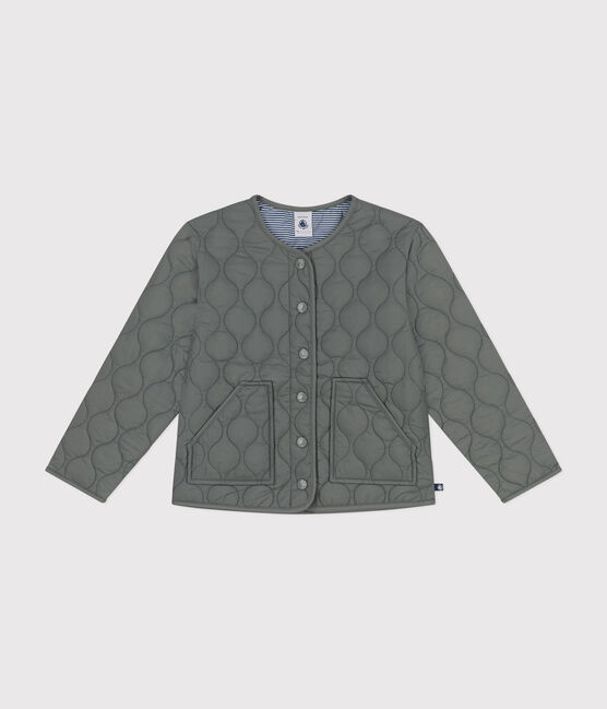 Leichte Kinder-Winterjacke für Mädchen grün THUYA