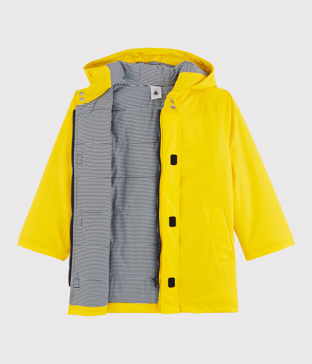 Winter-Regenjacke f&uuml;r M&auml;dchen und Jungen gelb
