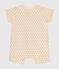 Kurzer Baby-Overall aus leichtem Jersey weiss AVALANCHE/ MULTICO