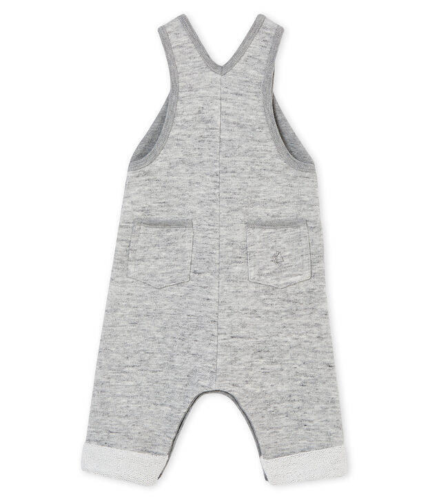 Baby Jungen Latzhose aus Jersey grau