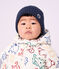 Baby-Winterjacke aus Polyester mit Tiermotiv naturfarben/vielfarbig