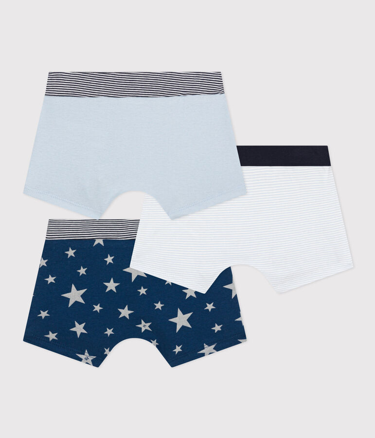 3er-Set Boxershorts aus Baumwolle mit Sternmotiv f&uuml;r Jungen vielfarbig