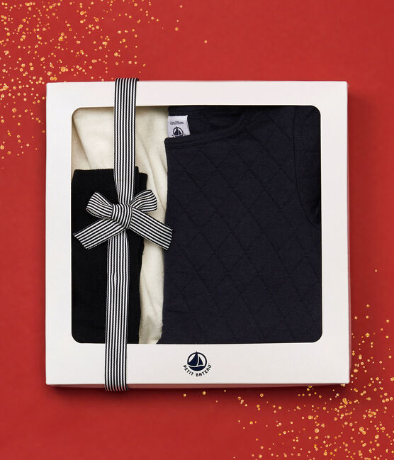 Geschenkset: Kleid mit Herzmotiv und Strumpfhose für Mädchen variante 1