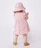 Babykleid mit Bloomer aus geblümtem Musselin-Stoff rosa CHARME/weiss MARSHMALLOW
