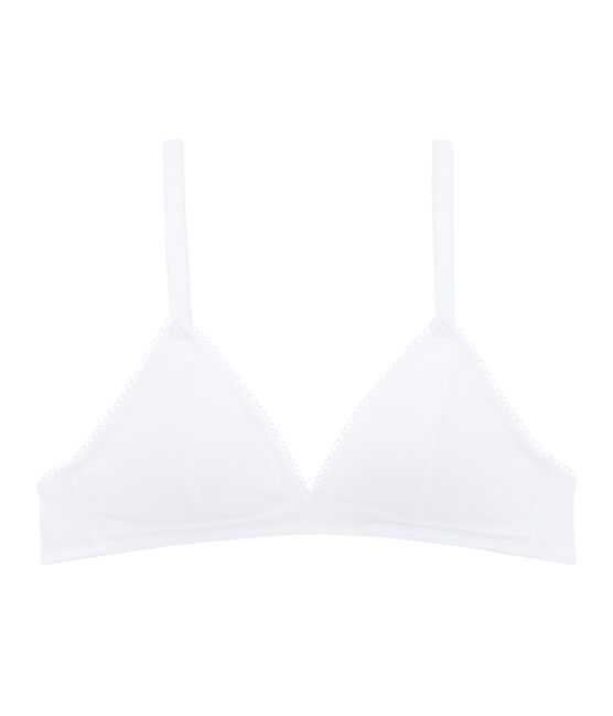 BH mit Pads für Mädchen weiss ECUME