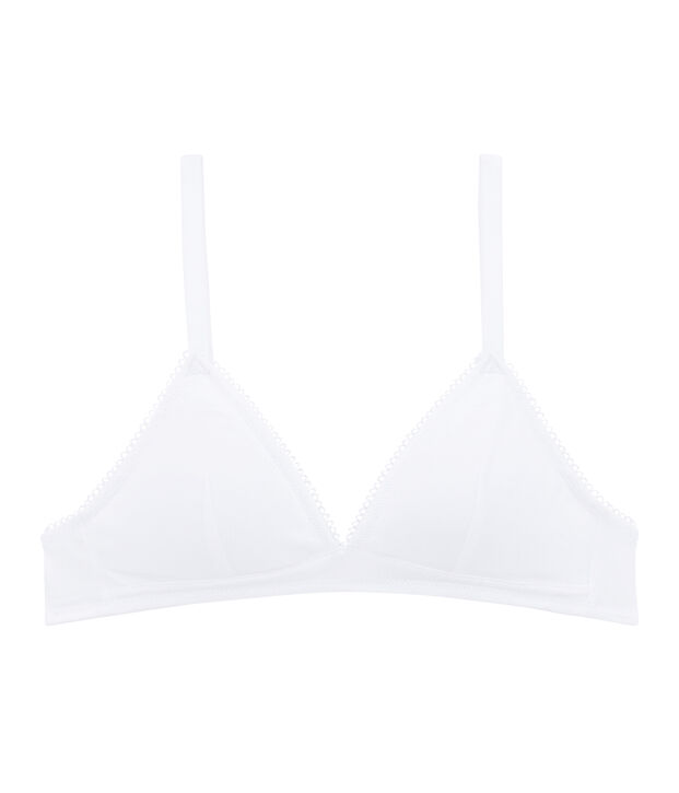 BH mit Pads f&uuml;r M&auml;dchen weiss